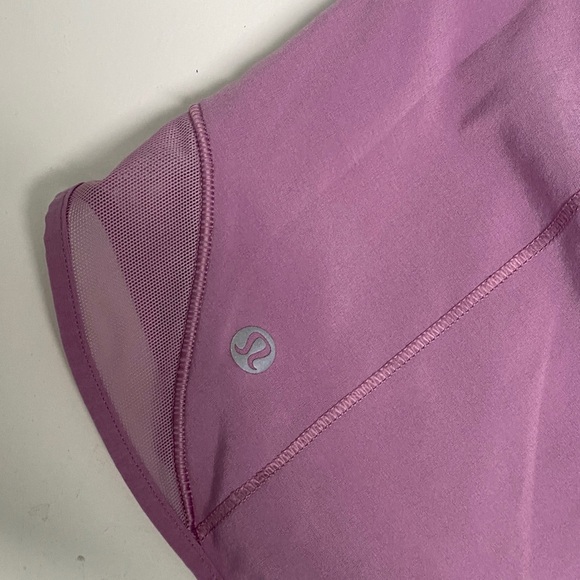 lululemon athletica light purple 4 inch Athletic Shorts size 10 - Picture 2 of 4